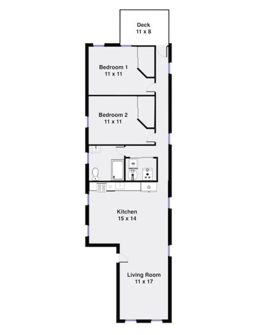 Central Chicago Suite2 Access To Patio Экстерьер фото